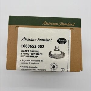 American Standard 1660652.002 Shower‎ Arm Mount, Rain Shower Head, Polished